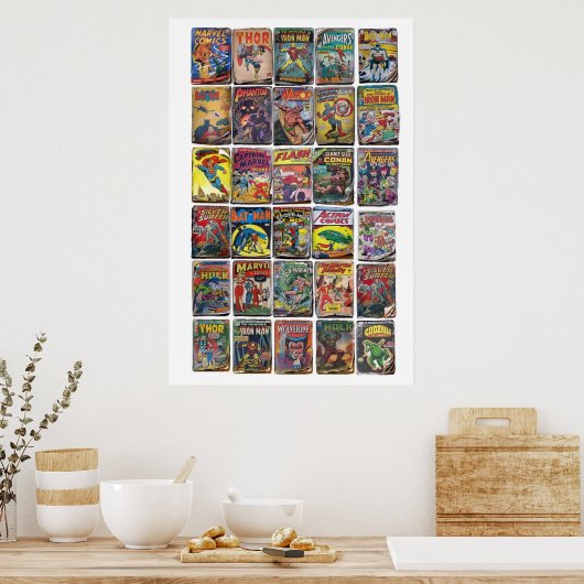 Comic Poster (Küche)