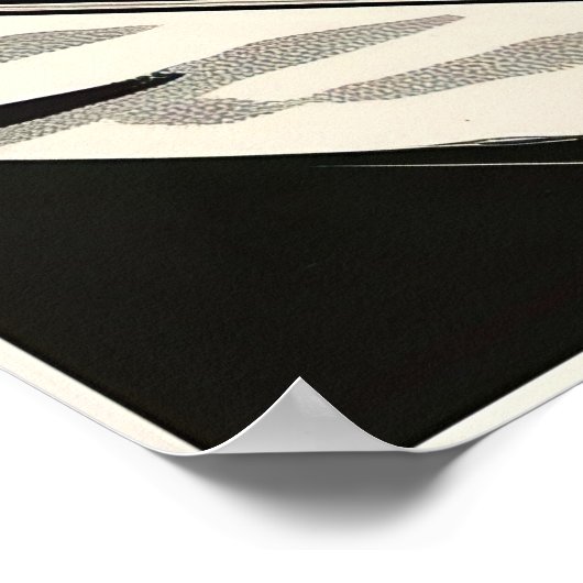 Comic-Poster der 50er Jahre für Männer Poster (Ecke)