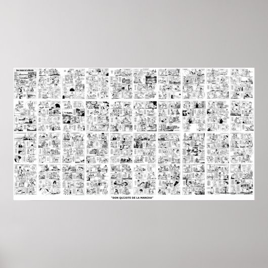 COMIC POSTER - DON QUIJOTE DE LA MANCHA (Vorne)
