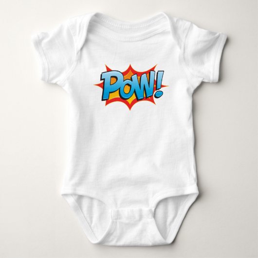 Comic Pow! Baby Strampler (Vorderseite)