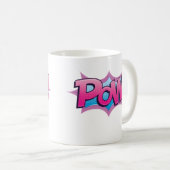 Comic Pow! Kaffeetasse (VorderseiteRechts)