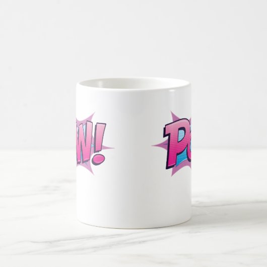 Comic Pow! Kaffeetasse (Mittel)