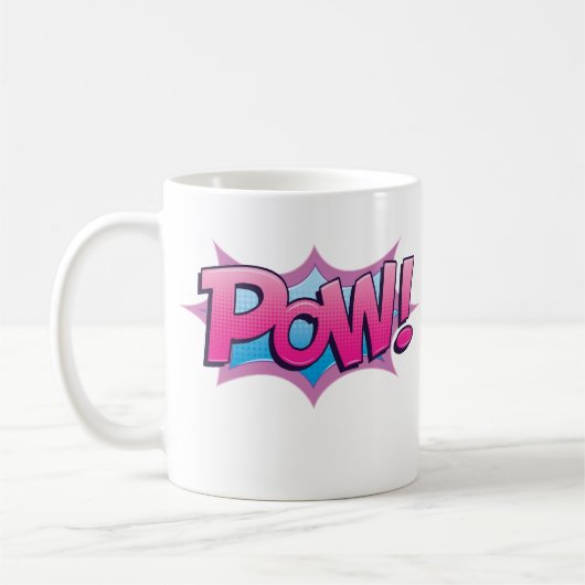 Comic Pow! Kaffeetasse (Links)