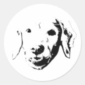 Comic Pup Aufkleber (Vorderseite)