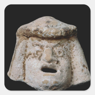 Comic Quadratischer Aufkleber