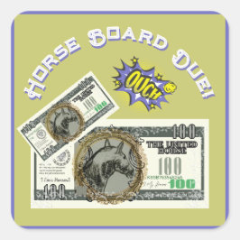 Comic Quadratischer Aufkleber