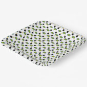 Comic Retro Boom Bang Bombs farbenfroher Superheld Pappteller (Gewinkelt)