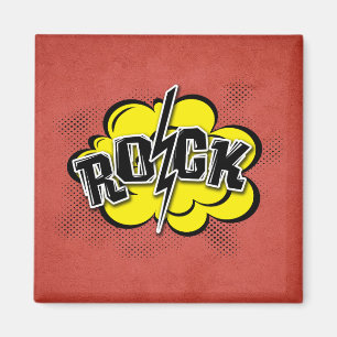 Comic-Rock-Abbildung Magnet