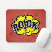 Comic-Rock-Abbildung Mousepad (Mit Mouse)