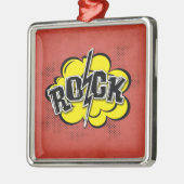 Comic-Rock-Abbildung Ornament Aus Metall (Links)