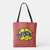 Comic-Rock-Abbildung Tasche (Rückseite)