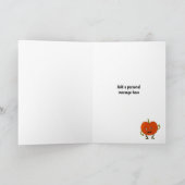 Comic Rotten Tomate Schütteln Faust - Benutzerdefi Karte (Innenseite)