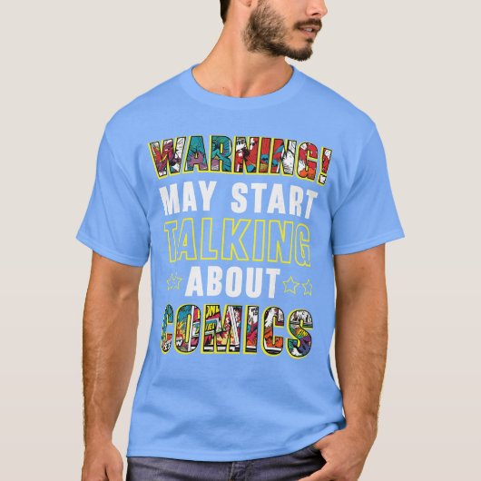 Comic-Sammler Comic-Reader liest Comic-Hefte f T-Shirt (Vorderseite)