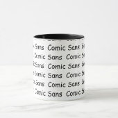 Comic Sans Comic Sans Tasse (Zentrum)
