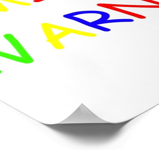 COMIC SANS WARNING POSTER (Ecke)