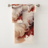 Comic Santa Claus Badhandtuch Set (Insitu)