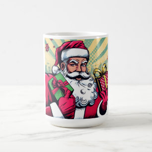 Comic Santa/Weihnachten Kaffeetasse
