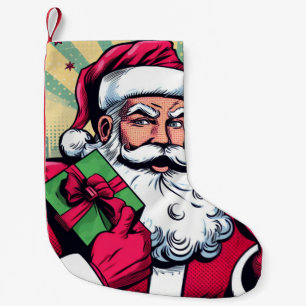 Comic Santa/Weihnachten Kleiner Weihnachtsstrumpf