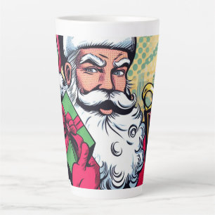 Comic Santa/Weihnachten Milchtasse