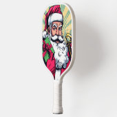 Comic Santa/Weihnachten Pickleball Schläger (Links)