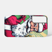 Comic Santa/Weihnachten Samsung Galaxy Hülle (Rückseite (Horizontal))