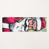 Comic Santa/Weihnachten Yogamatte (Vorderseite (Horizontal))