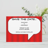 Comic Save the Date (Stehend Vorderseite)