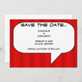Comic Save the Date (Vorne/Hinten)