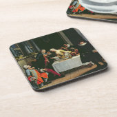 Comic-Schauspieler Getränkeuntersetzer (Linke Seite)