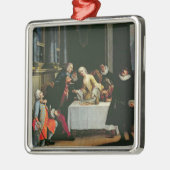 Comic-Schauspieler Silbernes Ornament (Links)