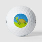 Comic-Schildkröte Golfball (Vorderseite)