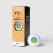 Comic-Schildkröte Golfball (Verpackungen)