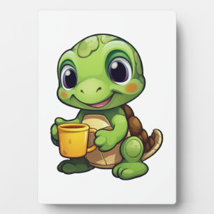 Comic-Schildkröten-Illustration Kopie Kopie Kopie Fotoplatte