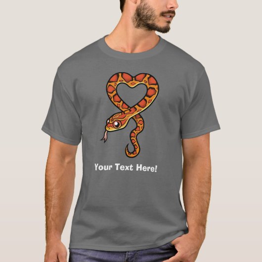 Comic-Schlange T-Shirt (Vorderseite)
