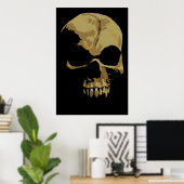 Comic Skull Poster (Heimbüro)