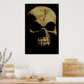 Comic Skull Poster (Küche)