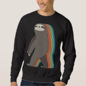 Comic Sleepwalker Sloth Nickerchen Sloth Lazy Sweatshirt (Vorderseite)