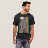 Comic Sleepwalker Sloth Rainbow T-Shirt (Vorne ganz)