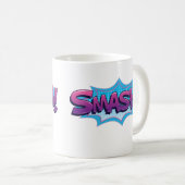 Comic Smash! Kaffeetasse (VorderseiteRechts)