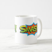 Comic Smash! Kaffeetasse (VorderseiteRechts)