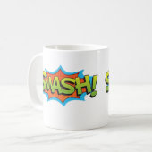 Comic Smash! Kaffeetasse (Vorderseite Links)