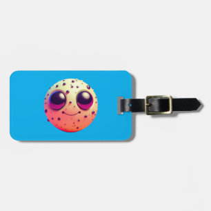 Comic Space Alien Critter Luggage Tag Gepäckanhänger