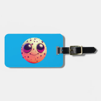 Comic Space Alien Critter Luggage Tag Gepäckanhänger
