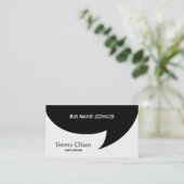 Comic-Sprache-Blase Visitenkarte (Stehend Vorderseite)