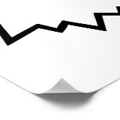 Comic-Sprechblase Poster (Ecke)