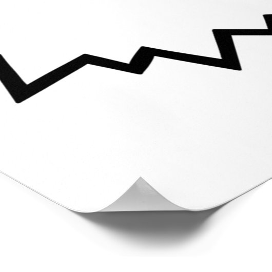 Comic-Sprechblase Poster (Ecke)