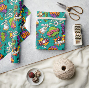 Comic-Sprechblasen Geschenkpapier