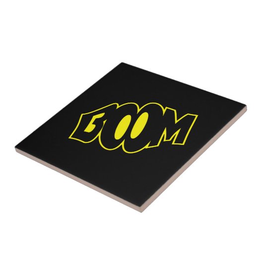 Comic-Sprechblasen Keramik Tile Boom Ihre Farben Fliese (Seite)