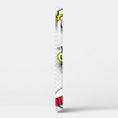 Comic-Sprechblasen mit Halbton-Schatten und Text Case-Mate iPhone Hülle (Rückseite / Links)