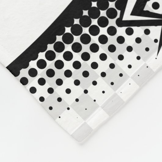 Comic-Sprechblasen mit Halbton-Schatten und Text Fleecedecke (Ecke)